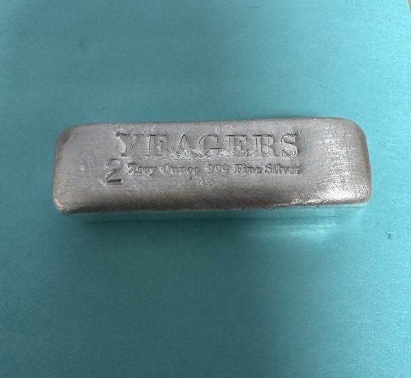 Oz Yeagers Bare Bones Kit Kat Bullion Bar Yeager S Poured Silver