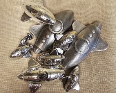 Yeager’s Poured Silver “To Da Moon” Rockets