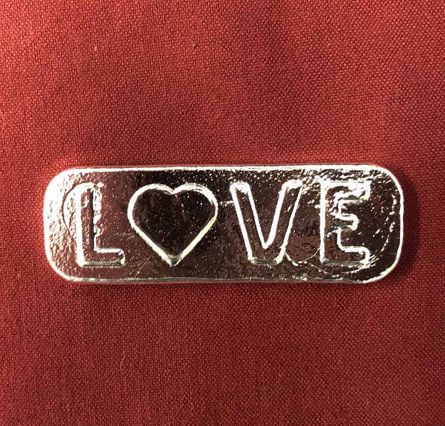 3 oz. “Love” Bar – Yeager's Poured Silver | 330-299-5239