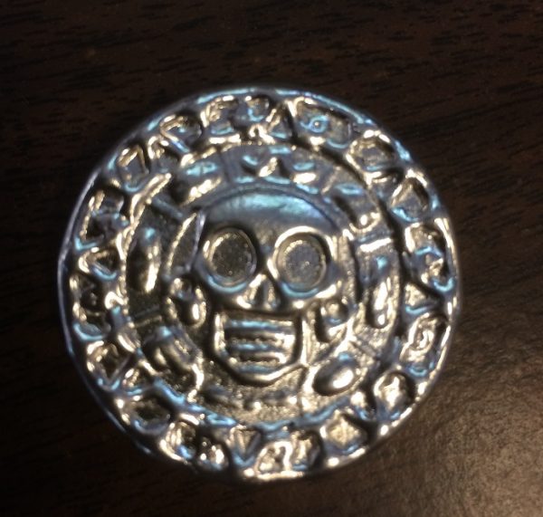 25 Gram YEAGER'S POURED SILVER PLATA MUERTA (DEAD SILVER) (no patina)