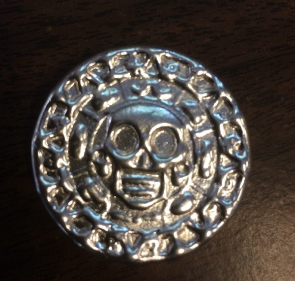 50 Gram YEAGER'S POURED SILVER PLATA MUERTA (DEAD SILVER) (no patina)