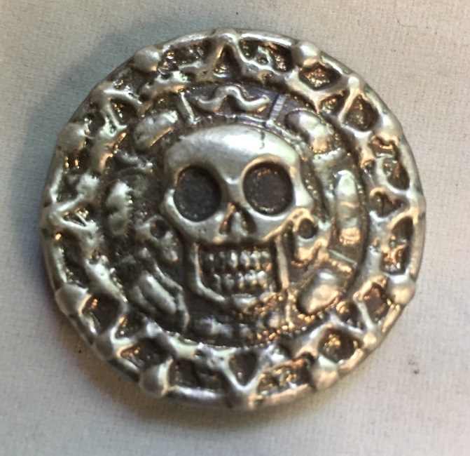 50 Gram YEAGER'S POURED SILVER PLATA MUERTA (DEAD SILVER) (with