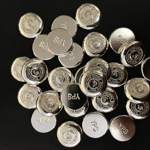 1/2 OZ. YEAGER'S POURED SILVER BUTTON