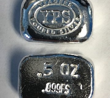 1/2 Oz. YEAGER'S POURED SILVER NUGGET